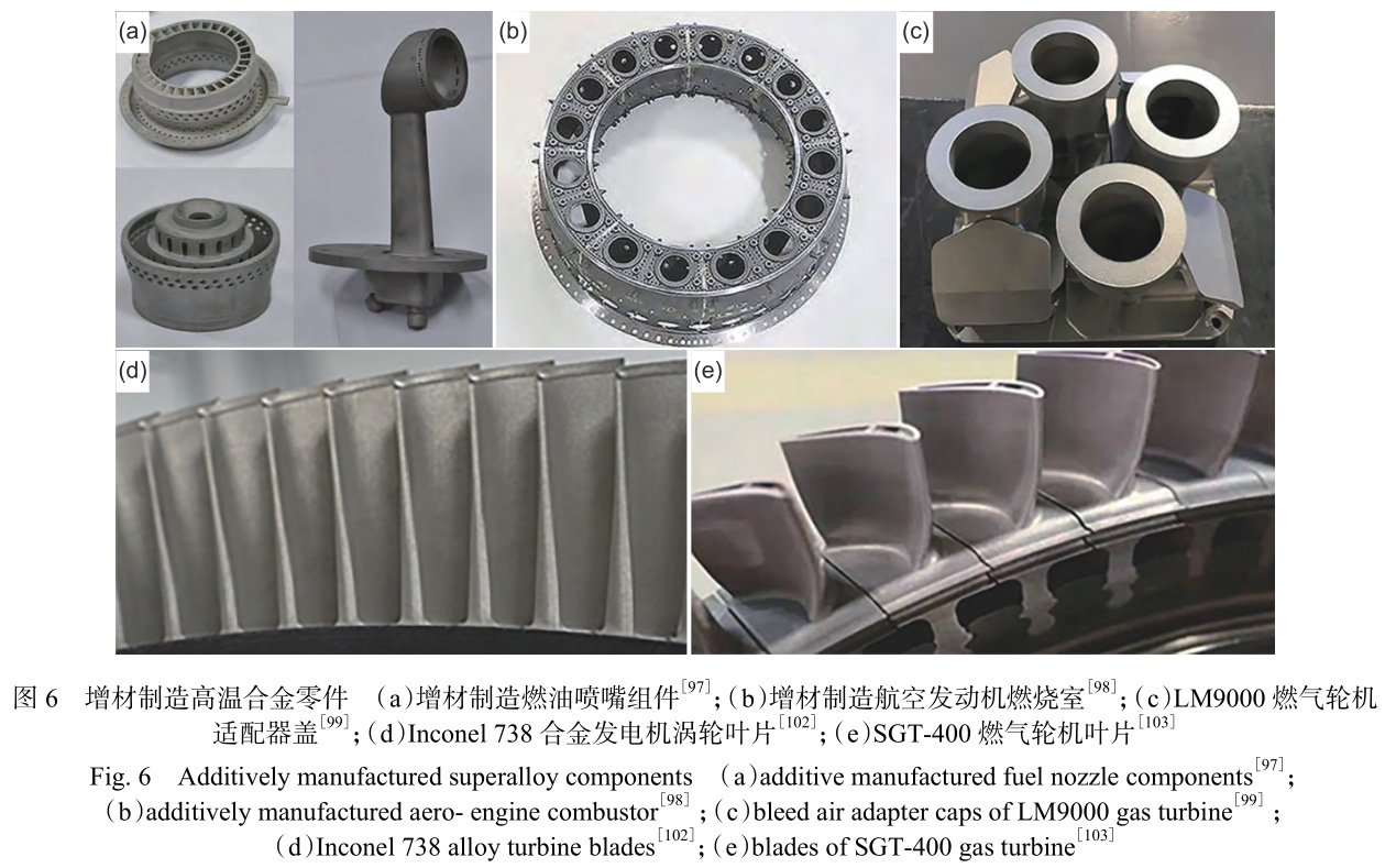 增材制造鎳基高溫合金在航空發(fā)動機(jī)與燃?xì)廨啓C(jī)中的研究應(yīng)用進(jìn)展